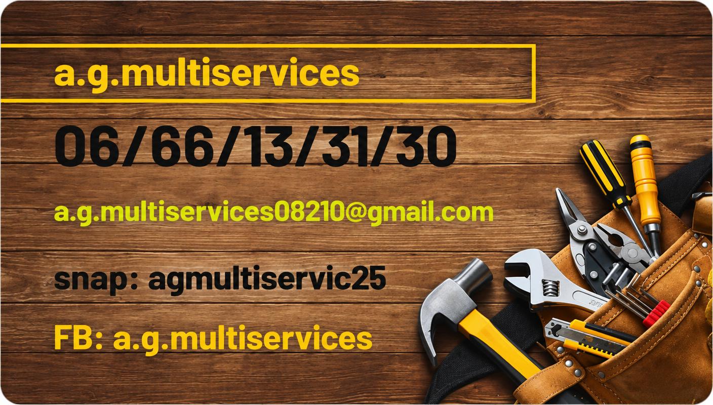 Carte de visite A.G.Multiservices